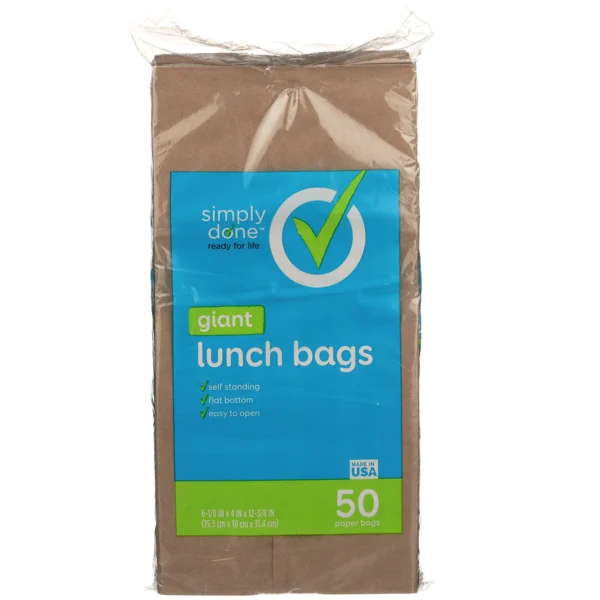 Simply Done Giant Lunch Bags