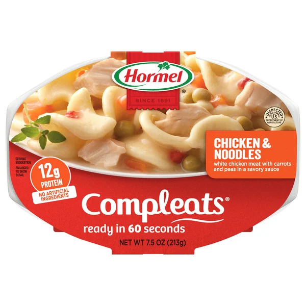 Hormel COMPLEATS Chicken & Noodles, 7.5 Ounce