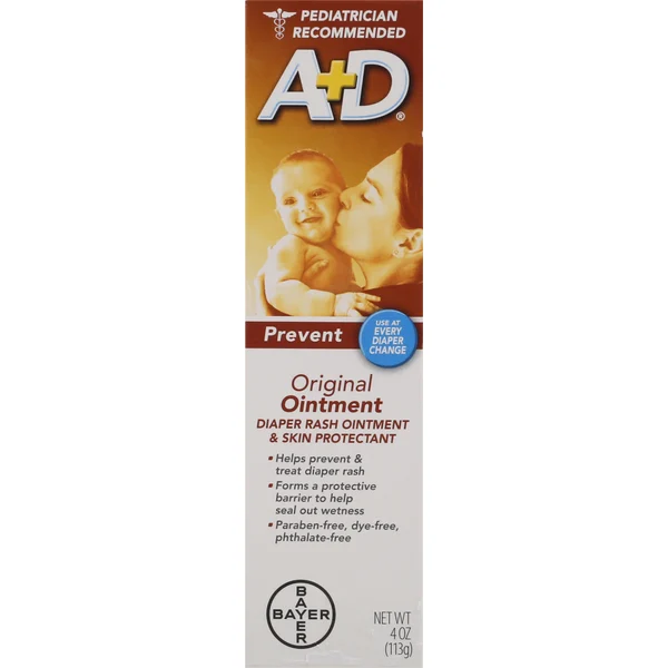 A+D Diaper Rash Ointment & Skin Protectant, Original