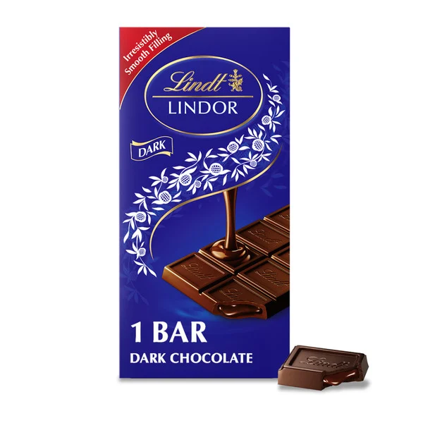 Lindt Lindor Dark Chocolate Candy Truffle Bar