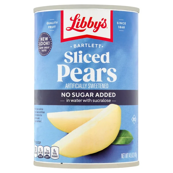 Libby's Bartlett No Sugar Added In Water With Sucralose Sliced Pears