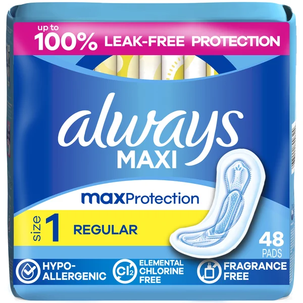 Always Maxi Regular Pads Without Wings