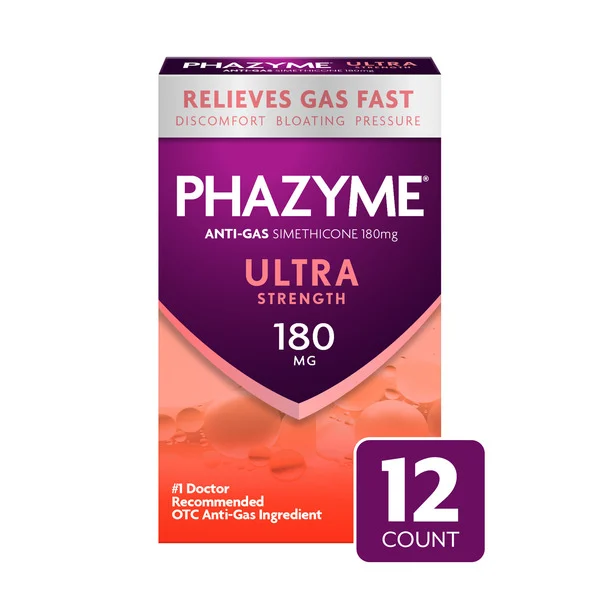 Phazyme Gas & Bloating Relief Ultra Strength