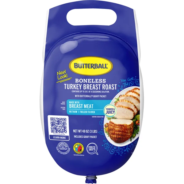 Butterball Frozen Boneless Turkey Breast Roast with Gravy Packet