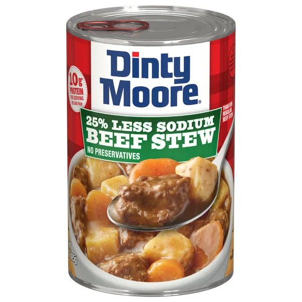 DINTY MOORE Beef Stew 25% Less Sodium, 15 Oz Can