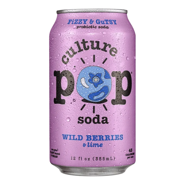 Culture Pop Soda Wild Berries & Lime