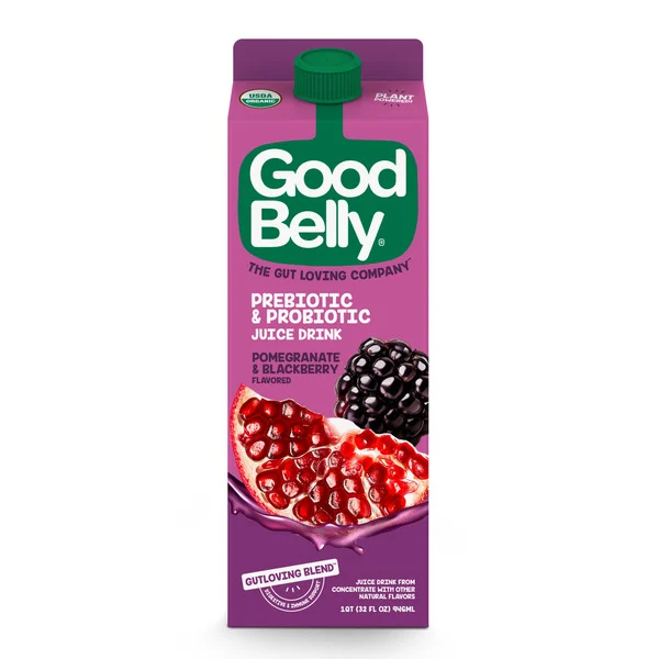 GoodBelly Pomegranate & Blackberry Prebiotic & Probiotic Juice Drink