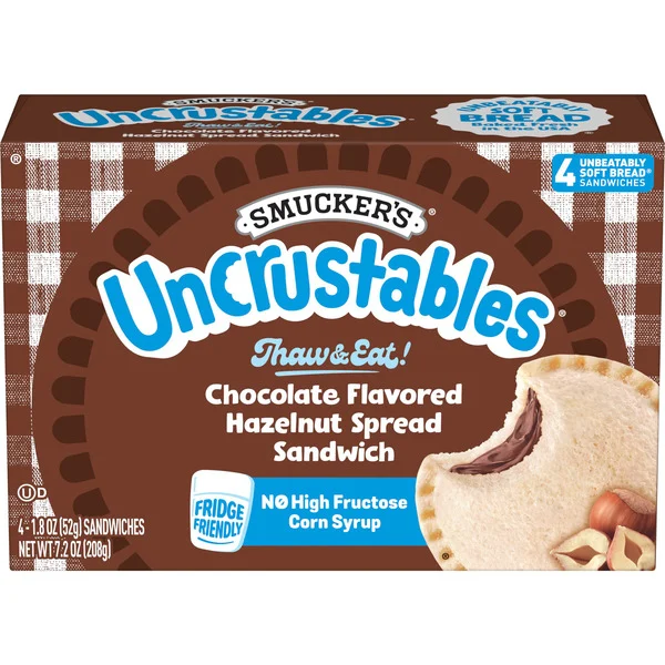 Smucker's Uncrustables Chocolate Flavored Hazelnut Spread Sandwich