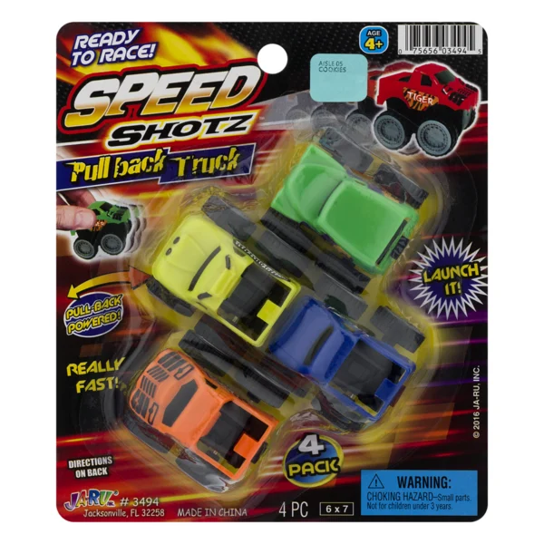 JA-RU Speed Shots Pull Back Trucks