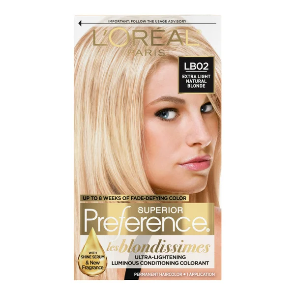 L'Oreal Permanent Hair Color, LB02 Extra Light Natural Blonde