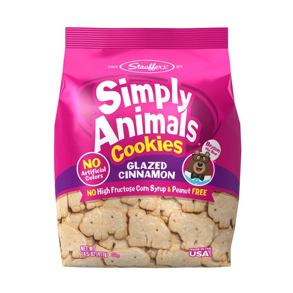 Stauffer's Simply Animals Glazed Cinnamon Animal Cookies