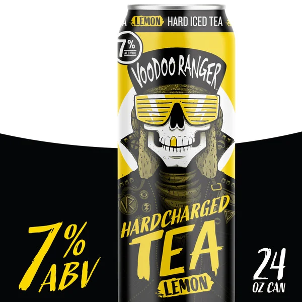 Voodoo Ranger Hardcharged Tea - Lemon, 24 fl oz Can