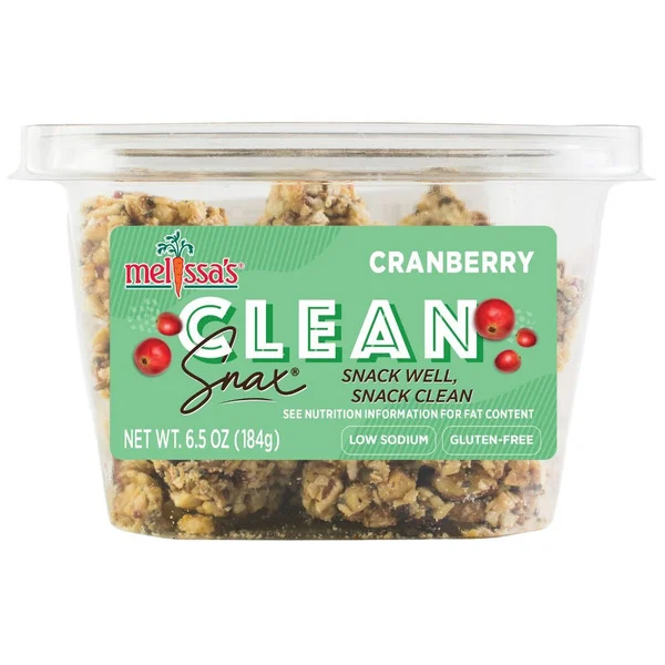 Melissa's Clean Snax Cranberry with Chia & Flaxseed