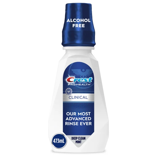 Crest Pro Health Clinical Mouthwash, Gingivitis Protection, Alcohol Free
