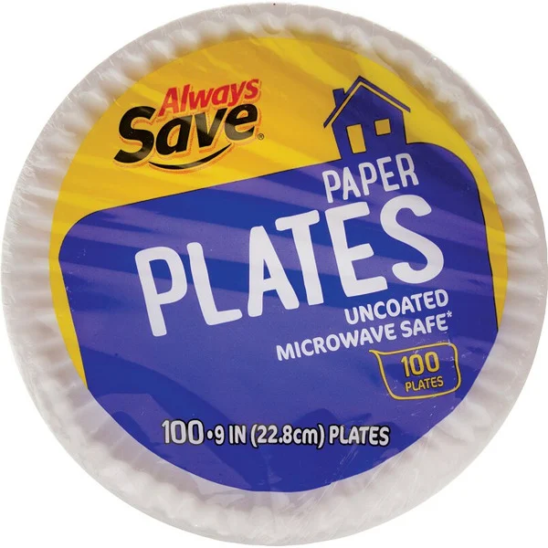 Always Save 9 inch Paper Plates