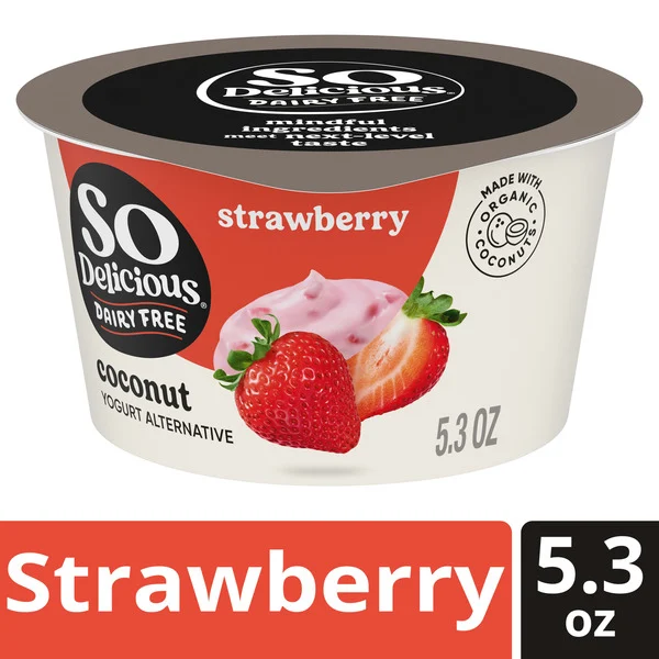 So Delicious Dairy Free Coconut Yogurt Alternative Strawberry