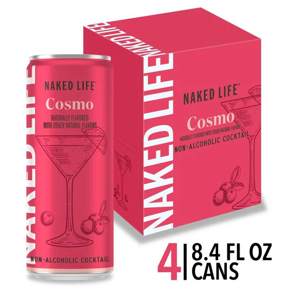 Naked Life Cosmo Non-Alcoholic Cocktail 4 Pack