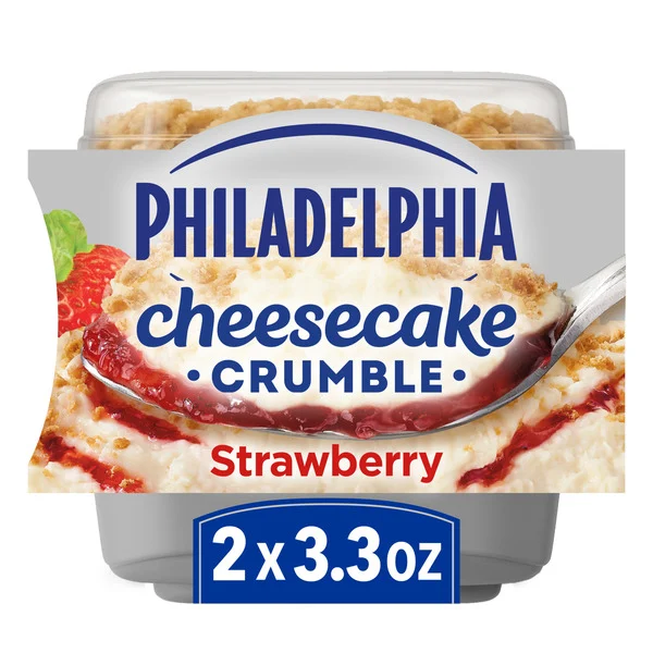 Philadelphia Cheesecake Crumble Strawberry Cheesecake Desserts