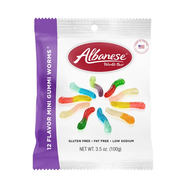 Albanese 12 Flavor Mini Gummi Worms