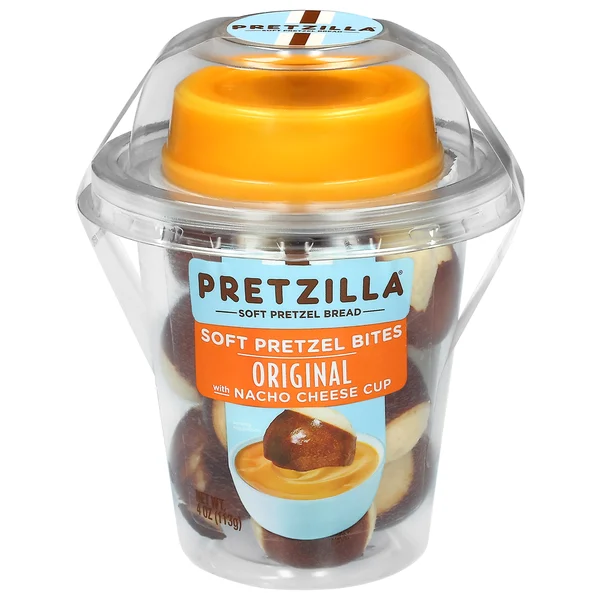 Pretzilla Original Soft Pretzel Bites with Nacho Cheese Cup