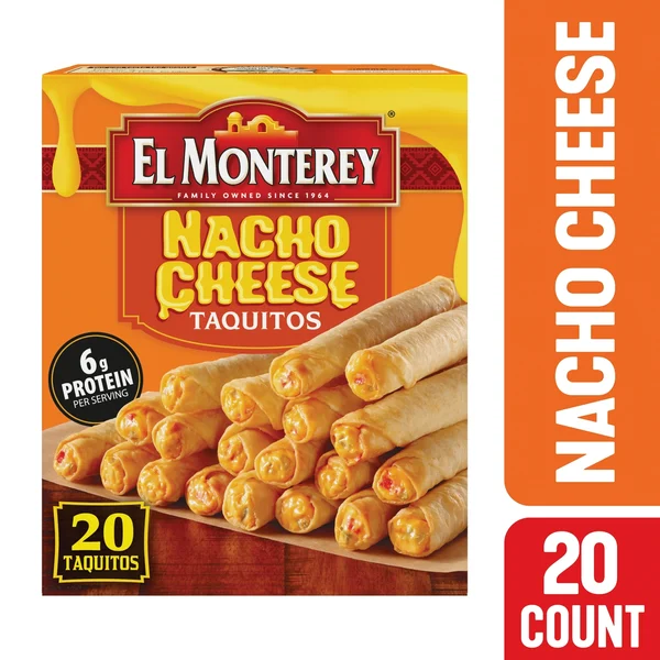 El Monterey Nacho Cheese Flour Taquitos