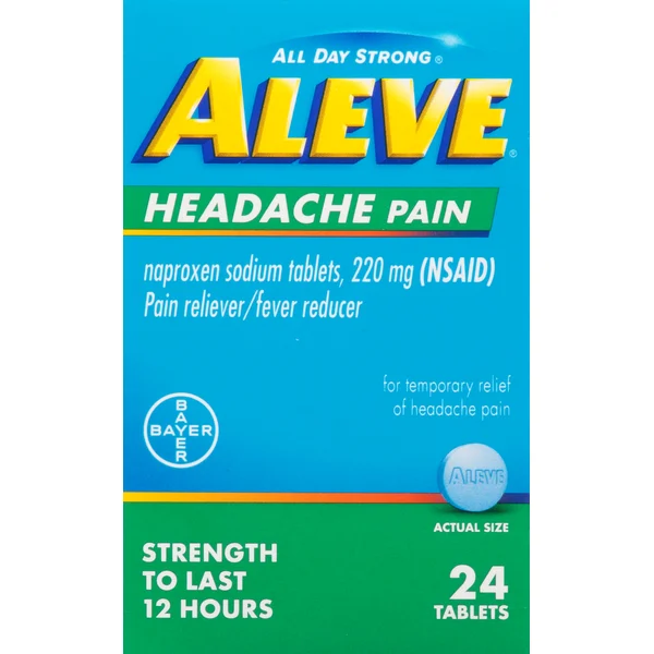 Aleve Headache Pain, 220 mg, Tablets