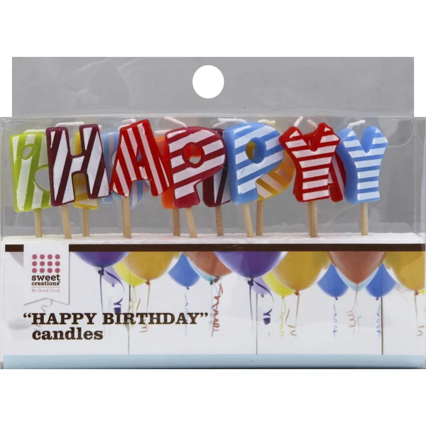 GoodCook Candles, Happy Birthday