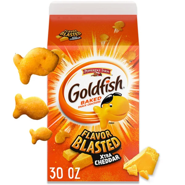 Pepperidge Farm Goldfish Flavor Blasted Xtra Cheddar Cheese Crackers