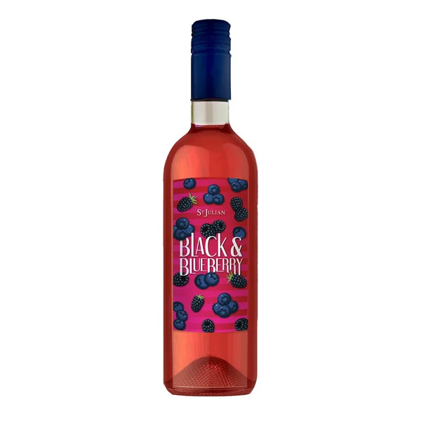 St. Julian Black & Blueberry, Sweet Fruit Wine
