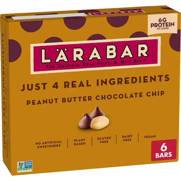 LÄRABAR Peanut Butter Chocolate Chip Fruit and Nut Bars