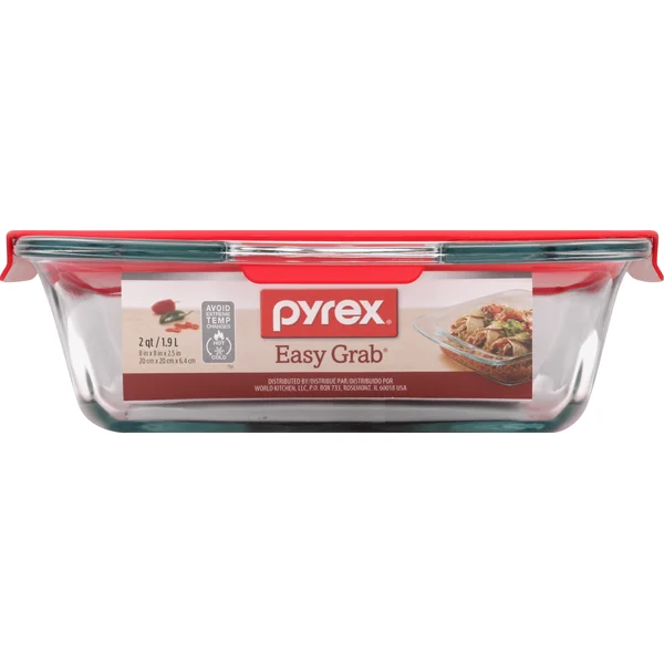 Pyrex Baking Dish, Glass, 2 Qt