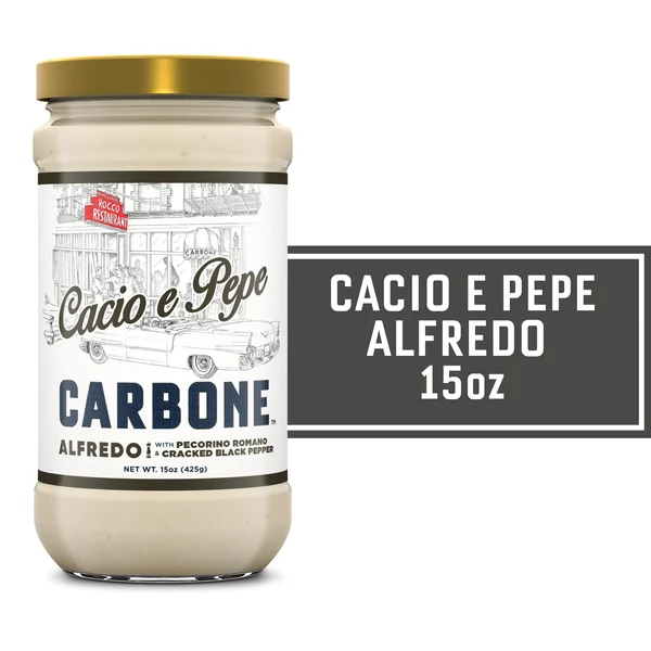 Carbone Cacio e Pepe Alfredo Pasta Sauce, Premium Ingredients