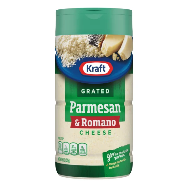 Kraft Grated Parmesan & Romano Cheese Shaker Bottle