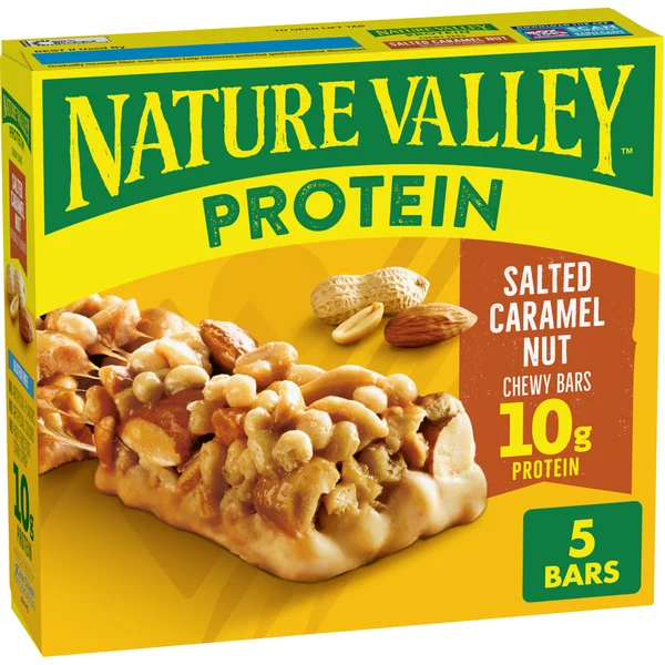 Nature Valley Chewy Protein Salted Caramel Nut Granola Bars