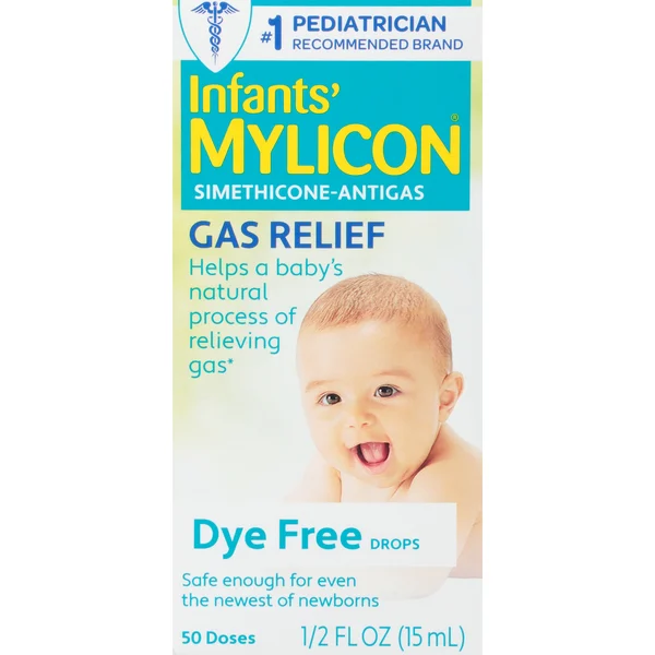Mylicon Infants' Gas Relief Drops, Dye Free Formula