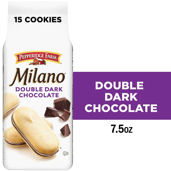 Pepperidge Farm Milano Double Dark Chocolate Cookies
