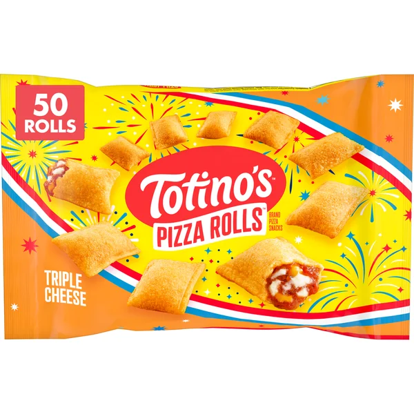 Totino's Pizza Rolls Triple Cheese Flavored Frozen Snacks