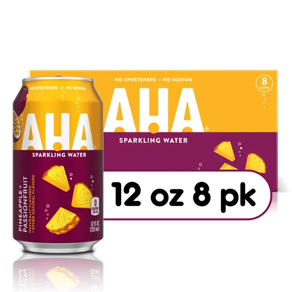 AHA Pineapple Passionfruit Cans