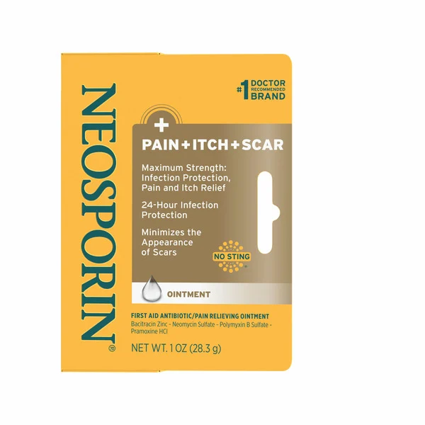 NEOSPORIN Pain, Itch & Scar First Aid Antibiotic Ointment
