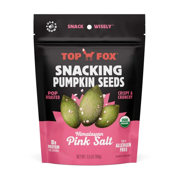 Top Fox Snacks Pumpkin Seeds, Himalayan Salt