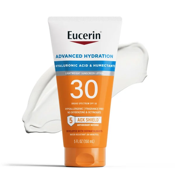 Eucerin Advanced Hydration SPF 30 Sunscreen Lotion With Hyaluronic Acid