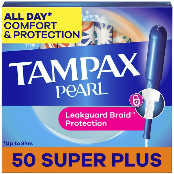 TAMPAX Pearl Tampons Super Plus Plastic Unscented