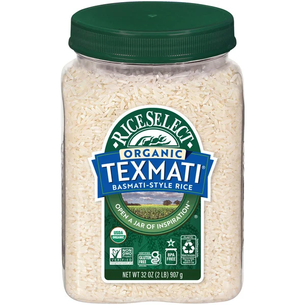 RiceSelect Organic Texmati Whiterice,Gluten-Free,Non-Gmo