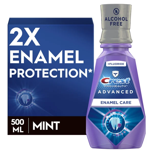Crest Pro-Health Advanced Alcohol Free Anticavity Fluoride Mouthwash Enamel Care