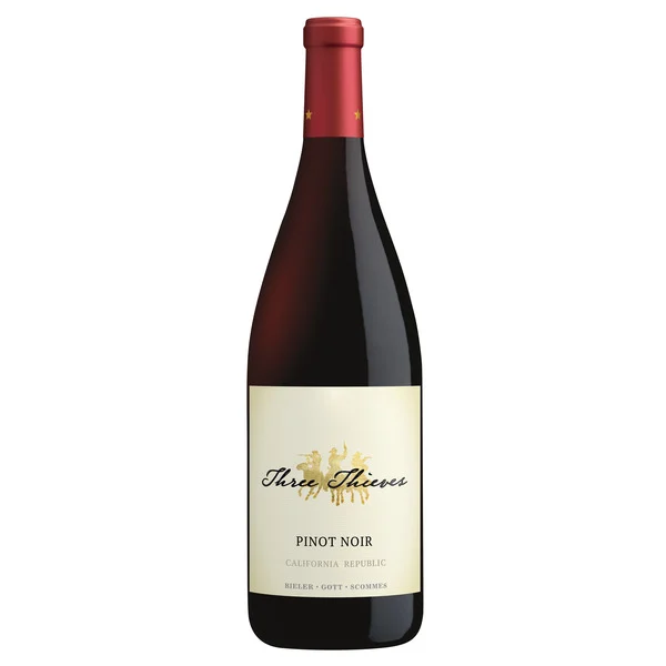 Three Thieves Pinot Noir California Red Wine, 750 ml Glass Bottle, 13.5% ABV