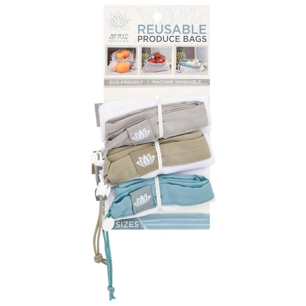 Lotus Produce Bags, Reusable