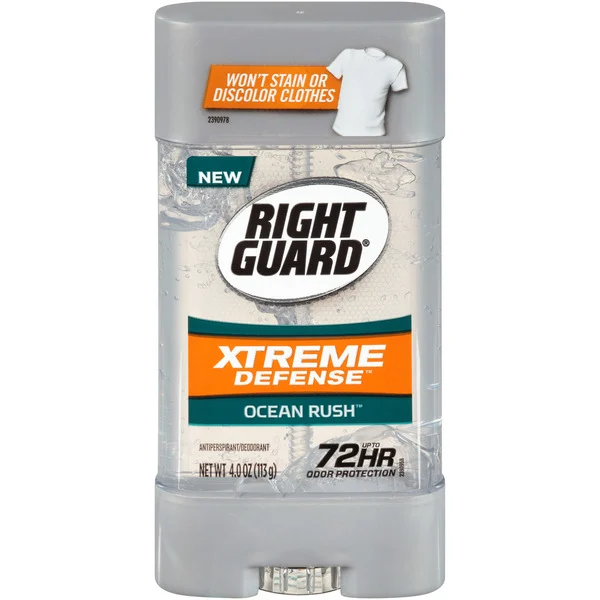 Right Guard Xtreme Defense Antiperspirant Deodorant Gel, Ocean Rush