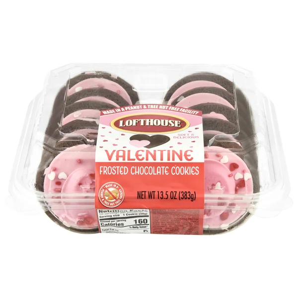 Lofthouse Frosted Valentine Chocolate Cookies