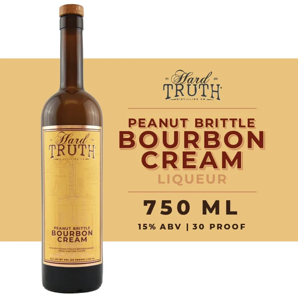 Hard Truth Distilling Co. Peanut Brittle Bourbon Cream Liqueur 30
