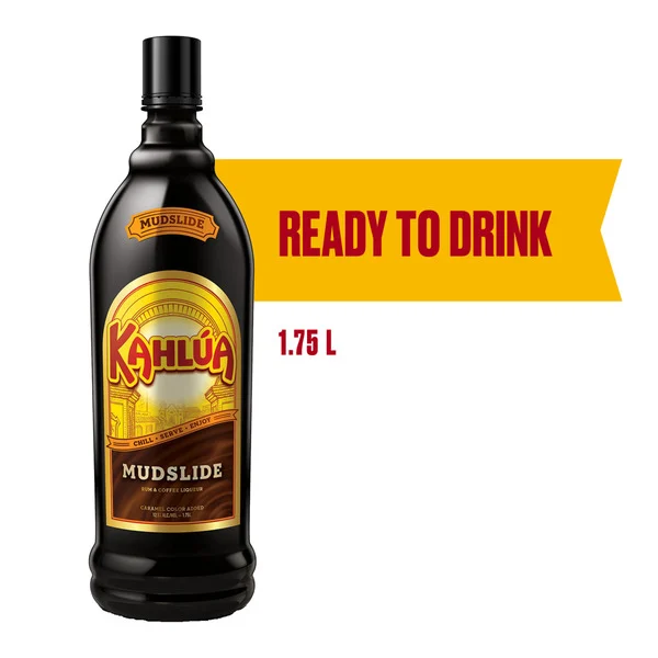 Kahlúa Ready to Serve Mudslide Cocktail with Rum and Coffee Flavored Liqueur